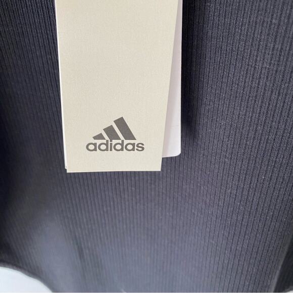 Adidas Black Rib Black Bodysuit NWTS size Large - Picture 9 of 11